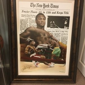 Mohammed Ali and Frazer fight